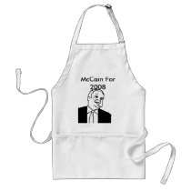 McCain For 2008 Apron by Brasherma McCain For 2008 Apron