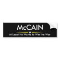 McCain for President Bumper Sticker bumper stickers by dappindan McCain for President Bumper Sticker bumper stickers