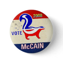 McCain GOP Skunk Button