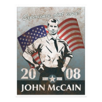 McCain Hero Vintage Poster posters