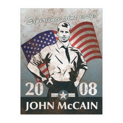 McCain Hero Vintage Poster by jamierushad