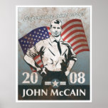 McCain Hero Vintage Poster