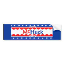 McCain & Huckabee McHUCK Bumper Sticker bumper stickers