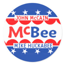 McCain Huckabee Sticker by samappleby McCain Huckabee Sticker