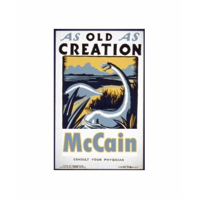 McCain is a Dinosaur Shirt by obamaclothing