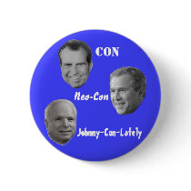 McCain Johnny-Con-Lately Button