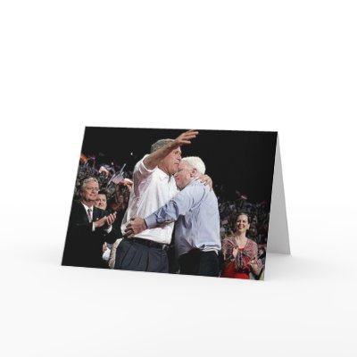McCain Loves You Greeting Card by failedeconomy