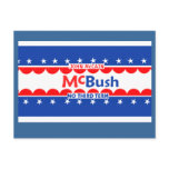 McCain McBUSH Postcard