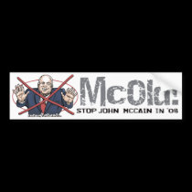 McCain McCan't bumper stickers