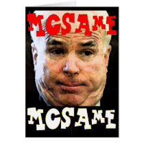 McCain McSame cards