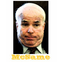 McCain McSame t-shirts by Shop_Barack McCain McSame t-shirts