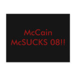 McCain McSUCKS 08!! Post Cards