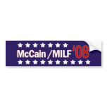 McCain MILF 08 Bumper Sticker