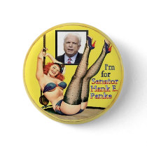 McCain Navy Pinup Button