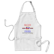 McCain Obama Undecided aprons by sayingsentral McCain Obama Undecided aprons