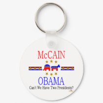 McCain Obama Undecided keychains