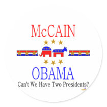 McCain Obama Undecided stickers by sayingsentral McCain Obama Undecided stickers