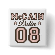 McCain Palin 08 Button