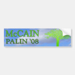 McCain Palin '08 Green Bumper Sticker