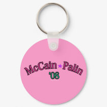 McCain Palin '08 Keychain by bizarretees McCain Palin '08 Keychain