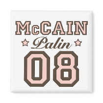 McCain Palin 08 Magnet by RepublicanTeesGifts McCain Palin 08 Magnet