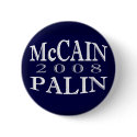 McCAIN PALIN 2008 Blue Button