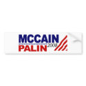 McCain Palin 2008 bumper stickers