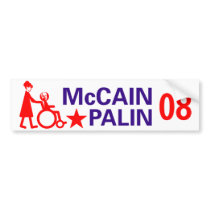 McCain Palin 2008 bumper stickers