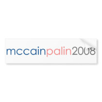 McCain Palin 2008 bumper stickers by sarahpalintees McCain Palin 2008 bumper stickers