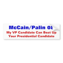 McCain Palin 2008 bumper stickers