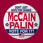 McCain Palin 2008 buttons