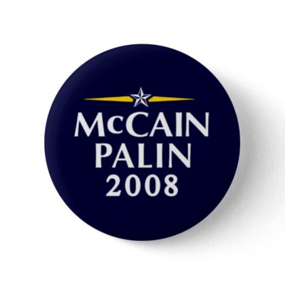 mccain palin button