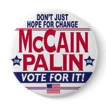 McCain Palin 2008 buttons