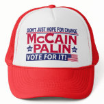 McCain Palin 2008 hats