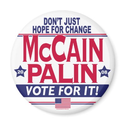 McCain Palin 2008 Refrigerator Magnet by GrandOldPartyGear