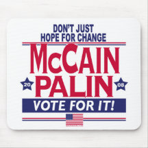 McCain Palin 2008 Mouse Mats
