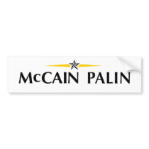 MCCAIN PALIN BUMPER STICKER bumper stickers