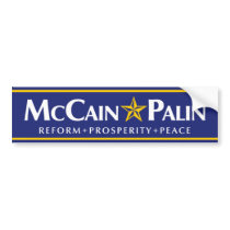 McCain-Palin Bumper Sticker bumper stickers by eclontz McCain-Palin Bumper Sticker bumper stickers