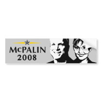 MCCAIN PALIN BUMPER STICKER bumper stickers