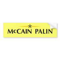 MCCAIN PALIN Bumper sticker bumper stickers