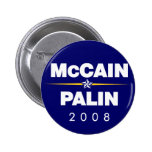 McCain Palin Buttons, Support John McCain Buttons buttons