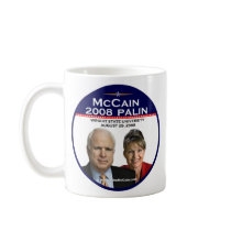 McCain Palin Commemorative Wright State University Mug