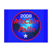 McCain Palin Cosmic Postcard by samappleby McCain Palin Cosmic Postcard