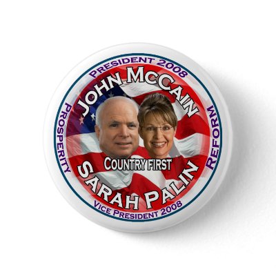 McCain Palin Country First Pins by sally52