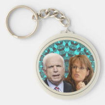 McCain/Palin Geometric keychain