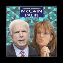 McCain / Palin Geometric Magnet