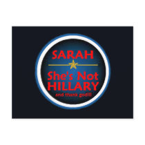 McCain Palin HILLARY Postcard