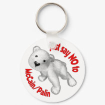 McCain/Palin Just say no keychains by wolfmama McCain/Palin Just say no keychains