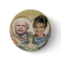 McCain / Palin Lady Liberty Button