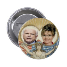 McCain / Palin Lady Liberty Button